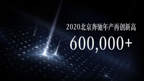 北京奔馳2020年產(chǎn)量突破60萬(wàn)輛